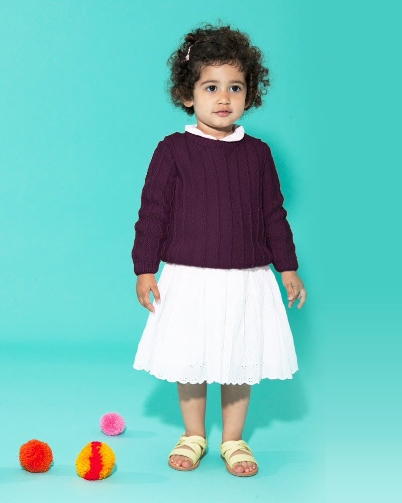 Paintbox Yarns Summer Walk Jumper Knitting Pattern