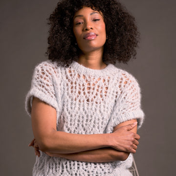 Dors In Rowan Alpaca Sparkle Jumper Knitting Pattern