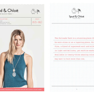 Spud & Chloe by Blue Sky Fibers Palisade Tank Knitting