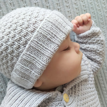 Mossy Baby Hat