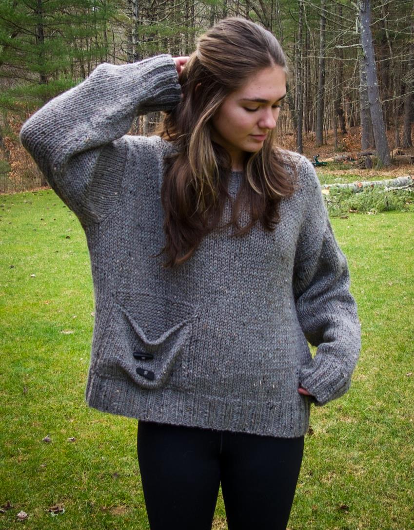 Boyfriend Sweater No. Jumper Knitting Pattern