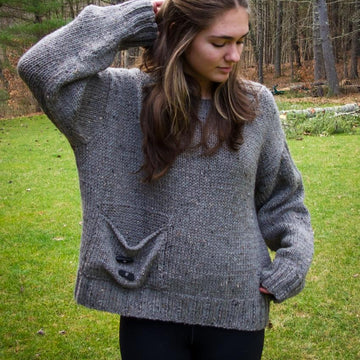 Boyfriend Sweater No. Jumper Knitting Pattern