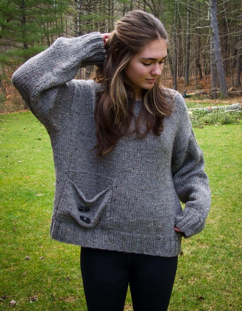 Boyfriend Sweater No. Jumper Knitting Pattern