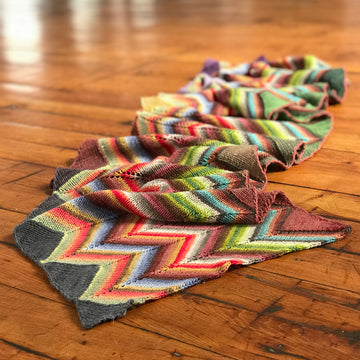 Freia Fine Handpaints Passeggiata Scarf Knitting Pattern