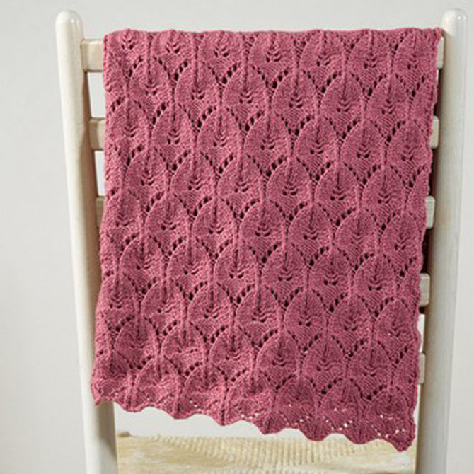 Valley Yarns Aprilis Baby Blanket Knitting Pattern