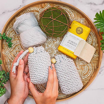 Soap Saver Crochet Bag