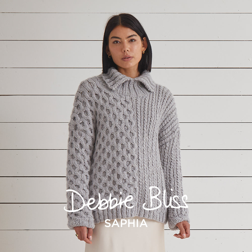 Debbie Bliss Aurelia Textured Sweater Knitting Pattern