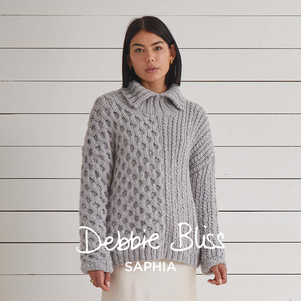 Debbie Bliss Aurelia Textured Sweater Knitting Pattern