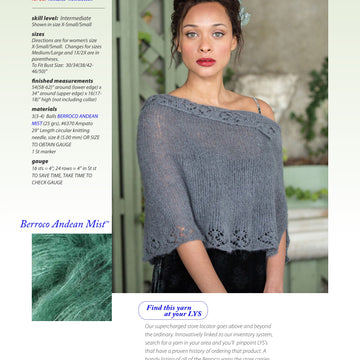 Berroco Swinburne Cape Knitting Pattern