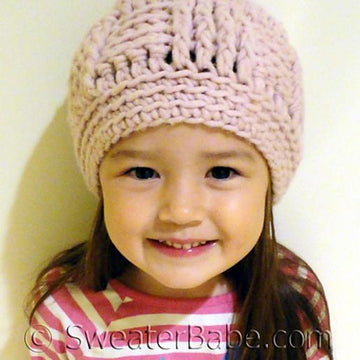 #67 Basketweave Crochet Hat