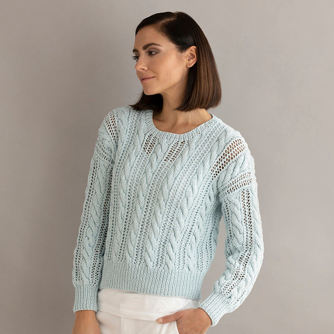 String Elizabeth Pullover Jumper Knitting Pattern