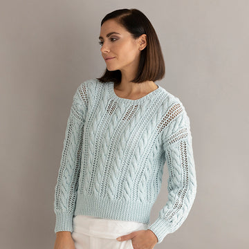 String Elizabeth Pullover Jumper Knitting Pattern