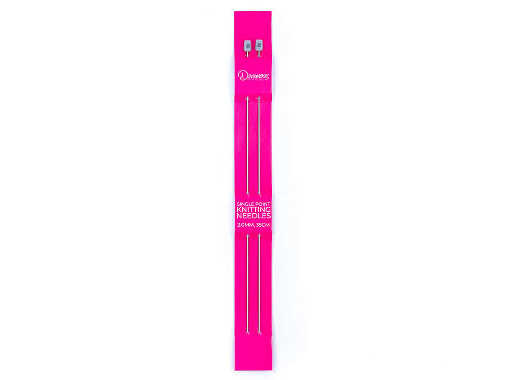 Deramores Single Point Needles 14in (1 Pair)