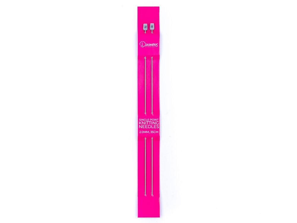 Deramores Single Point Needles 14in (1 Pair)