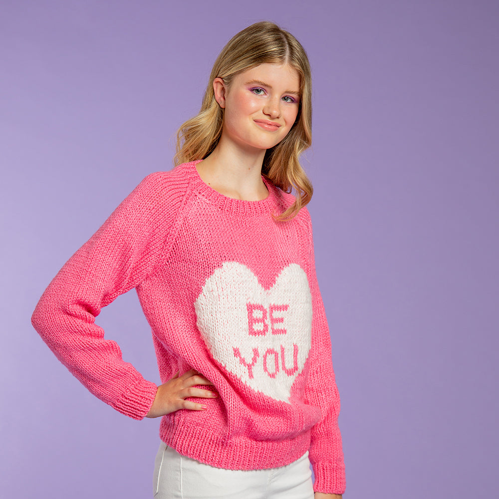 Paintbox Yarns Be You Sweater Knitting Pattern