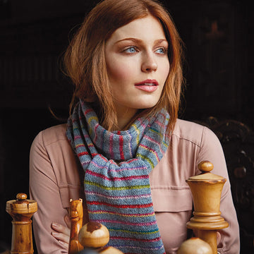 Rowan Colours In The Mist Scarf Knitting Pattern