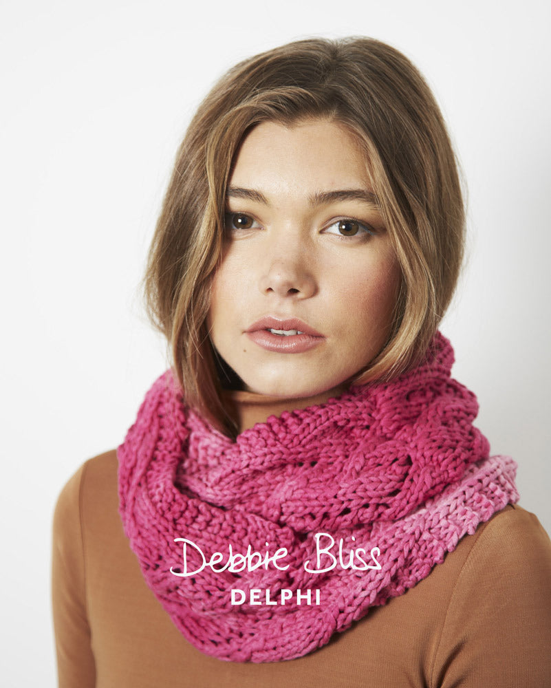 Debbie Bliss Lace Cowl Knitting Pattern