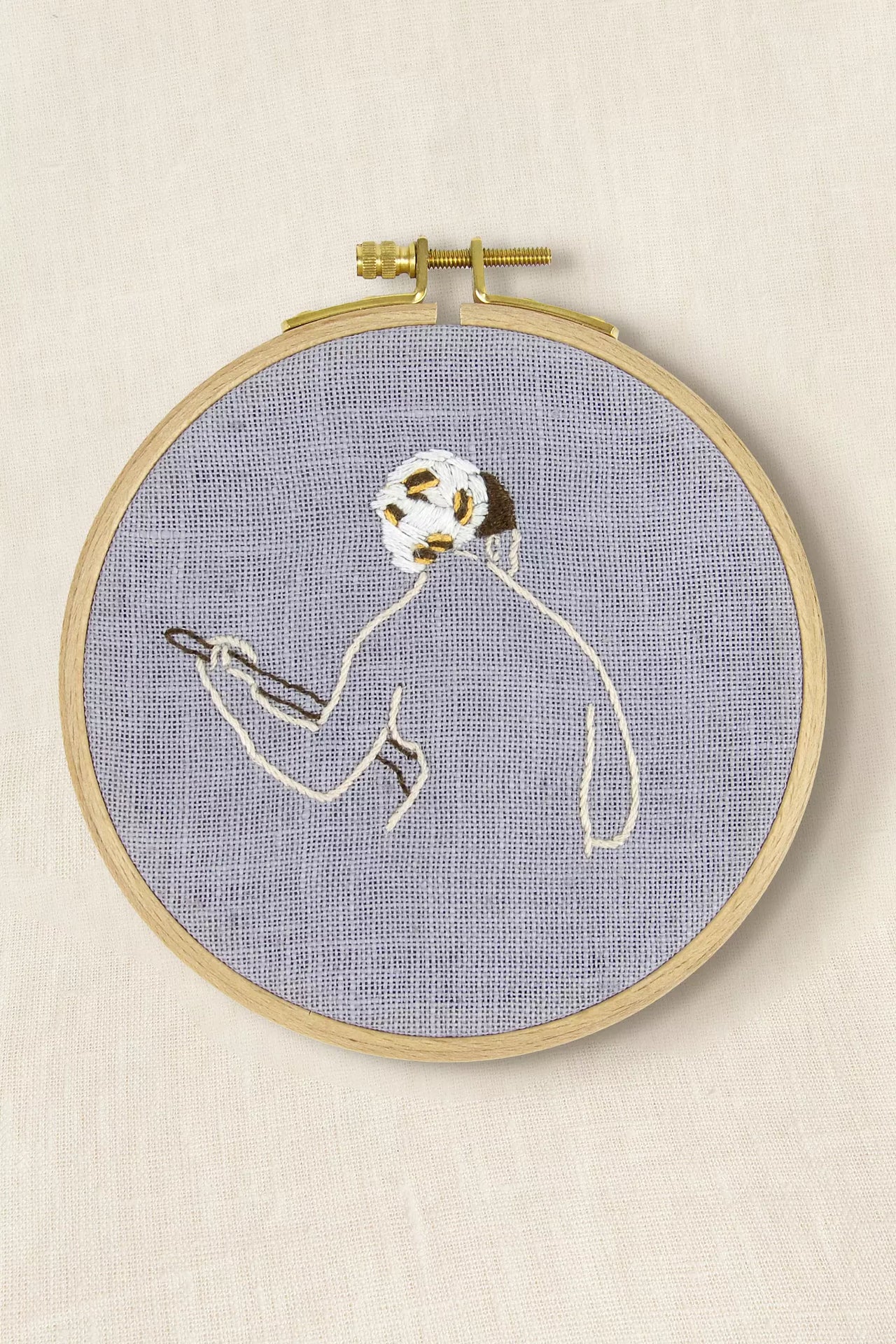 Inspired by the Turkish Bath, J.A.D Ingres, Le Louvre, Intermediate Embroidery Kit