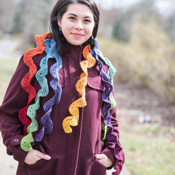 Cascade of Color Scarf