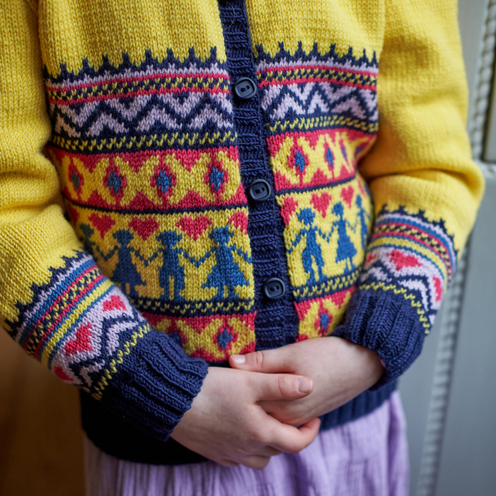MillaMia Little Folk Cardigan Knitting Pattern