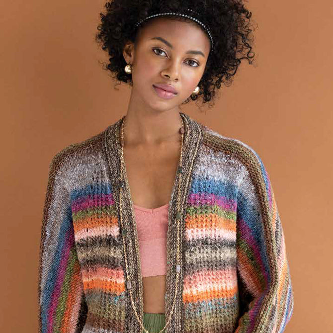 Noro Ocean Sunset Cardi Cardigan Knitting Pattern