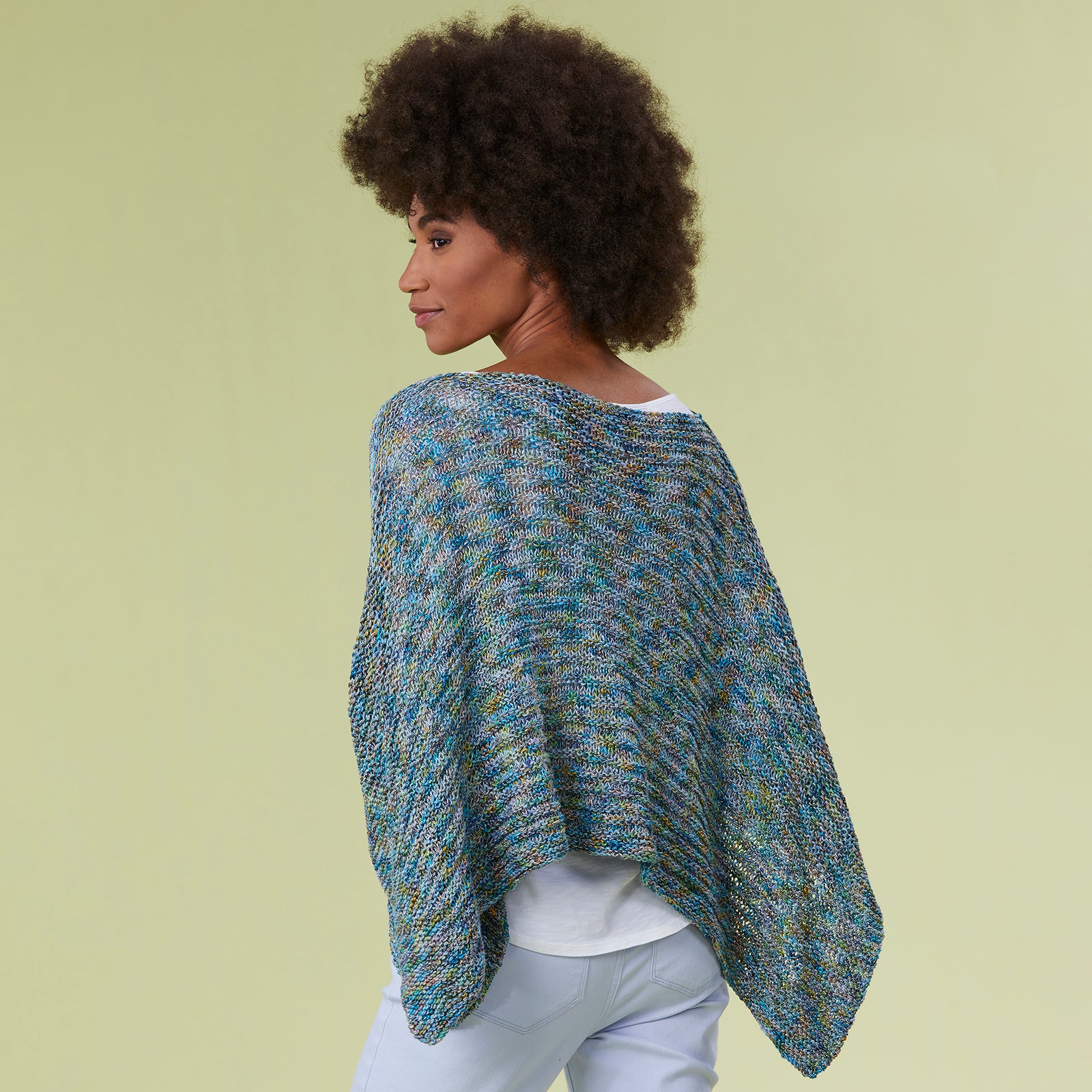 Tahki Yarns Ventura Poncho Knitting Pattern