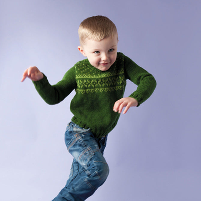 Rowan Pure Wool Worsted Kids eBook Cardigan Knitting Pattern