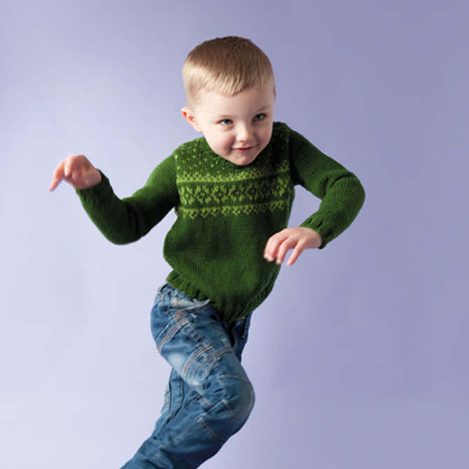 Rowan Pure Wool Worsted Kids eBook Cardigan Knitting Pattern