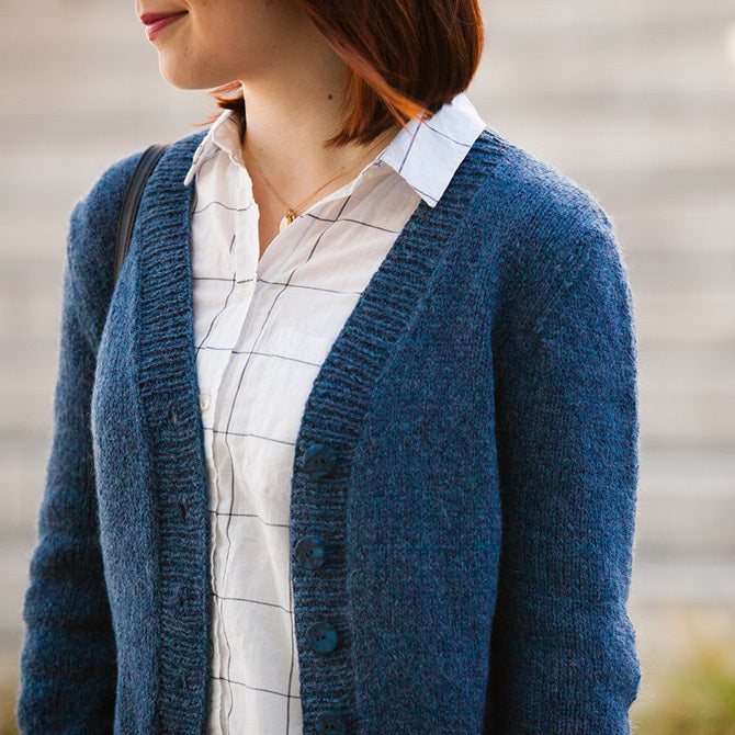 Valley Yarns Skyline Cardigan Knitting Pattern
