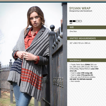Tahki Yarns Sylvan Wrap Knitting Pattern
