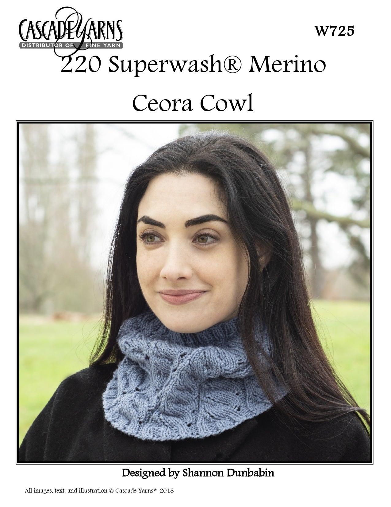 Cascade Yarns W Ceora Cowl Knitting Pattern