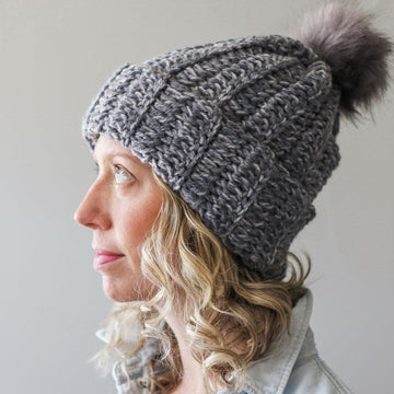 1 Hour Knit-Look Beanie