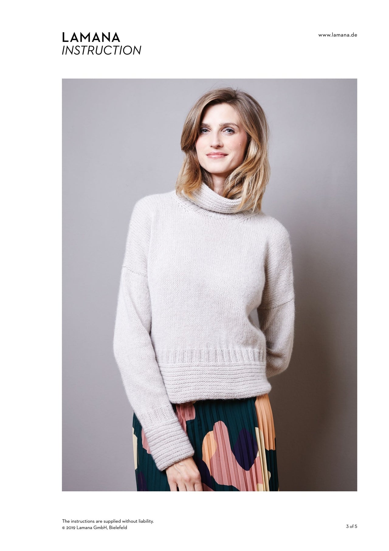 Lamana 09/26 Pullover PDF
