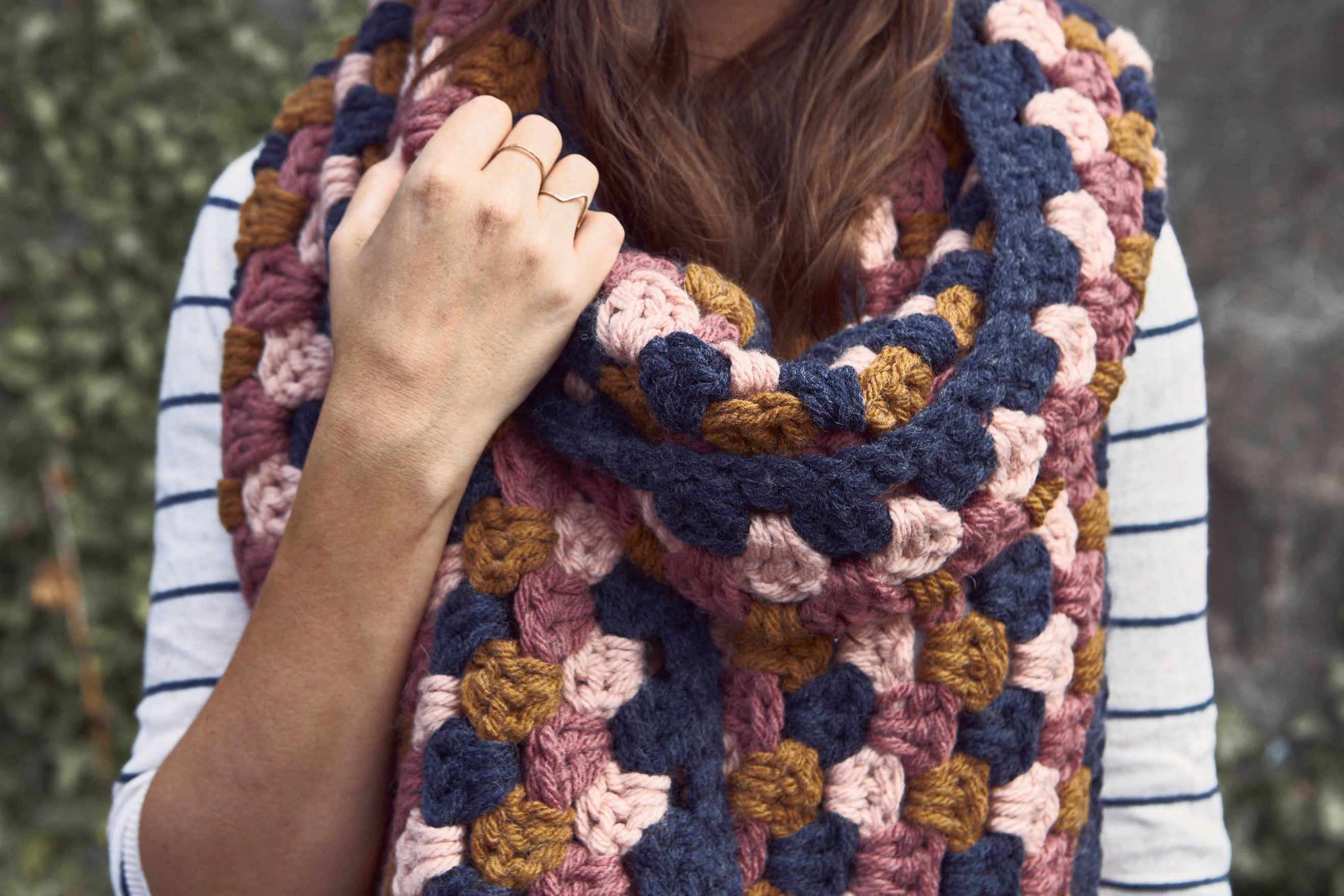 Color Pop Super Scarf Crochet Pattern