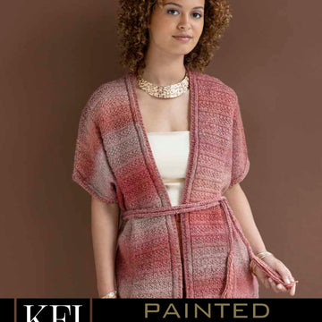 Knitting Fever Aurora Poncho Pattern