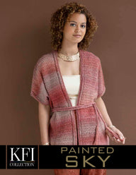 Knitting Fever Aurora Poncho Pattern