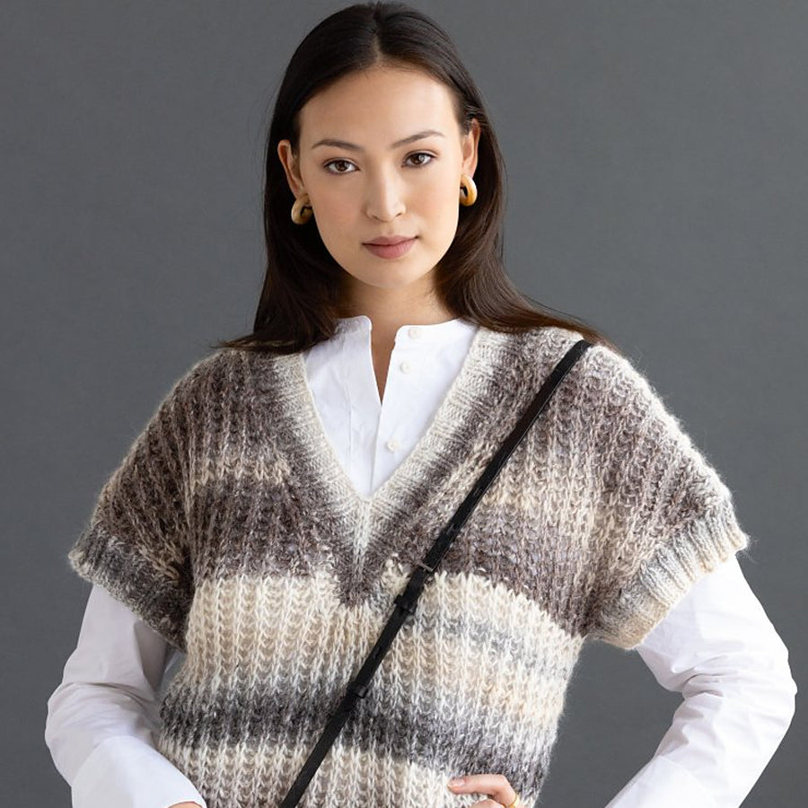 Noro Clove Waistcoat Knitting Pattern
