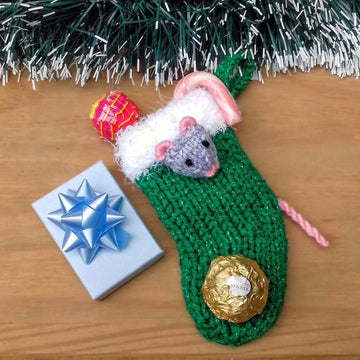 Christmas Mice - Mini Treat Stockings