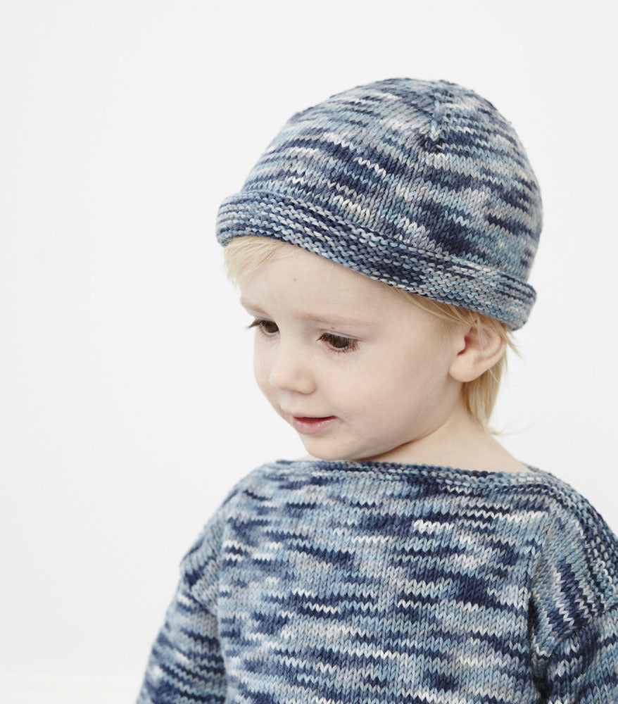Debbie Bliss Simple Jumper Hat Knitting Pattern