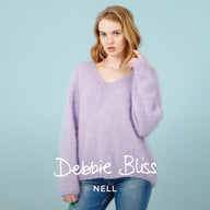 Debbie Bliss V Neck Sweater Knitting Pattern