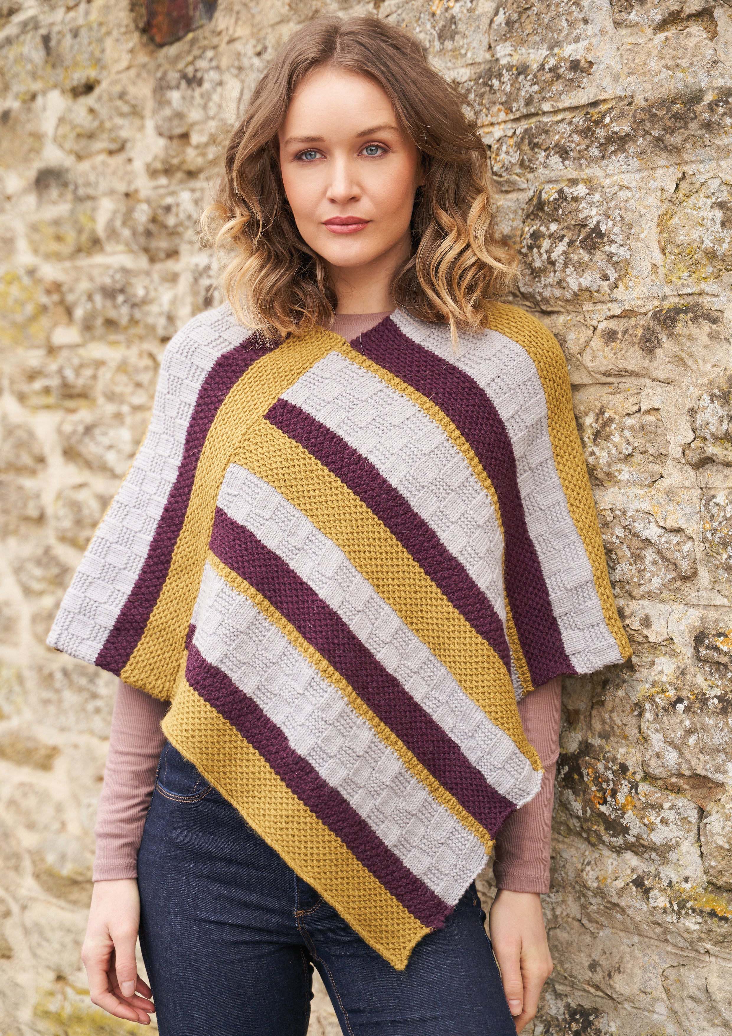 Patti Poncho Cape Knitting Pattern
