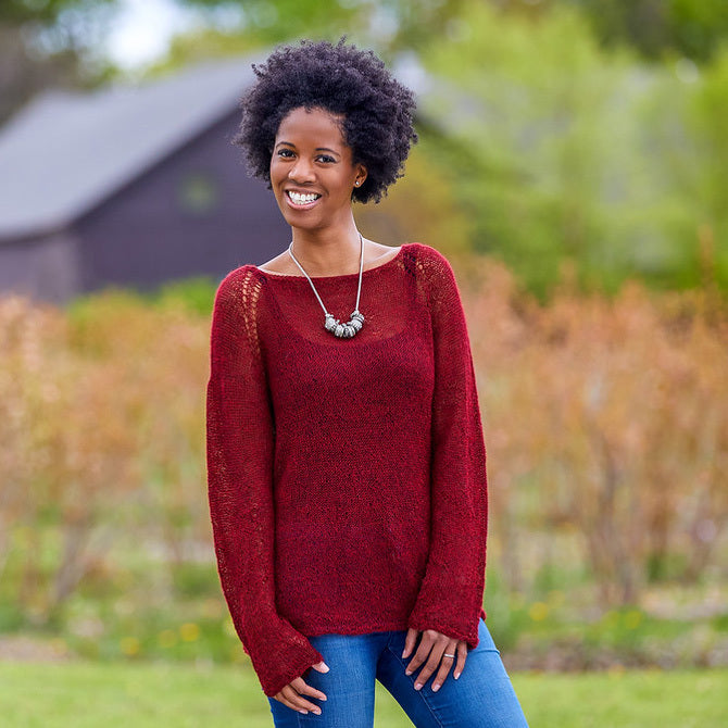 Valley Yarns Harkin Pullover Knitting Pattern