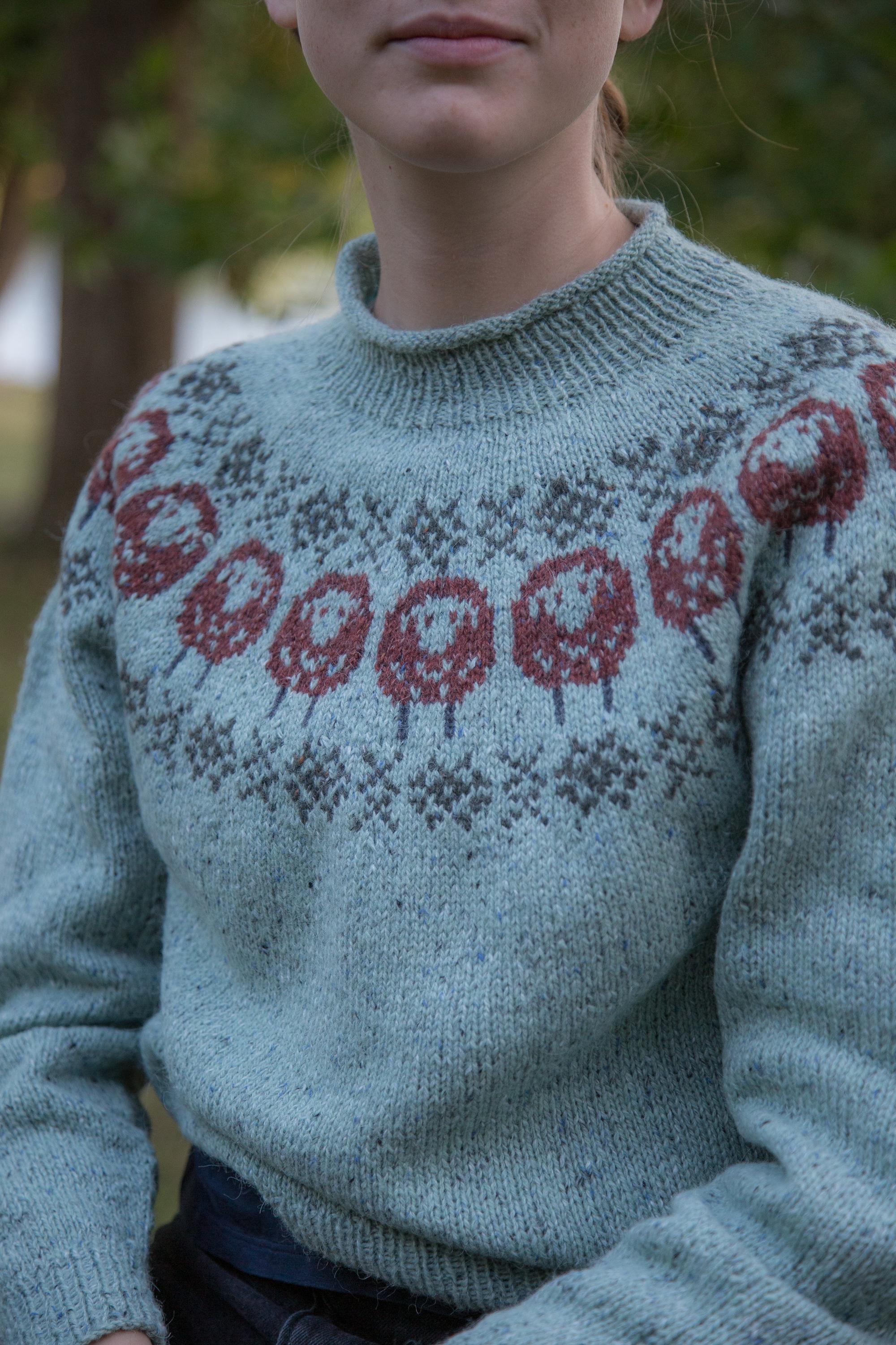 Fairisle Sheep Yoke Sweater