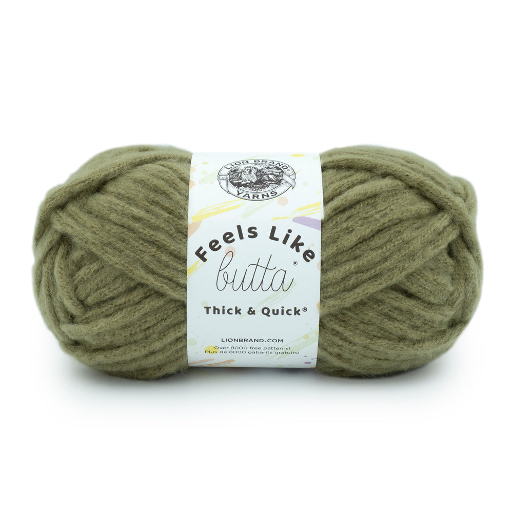 Lion Brand Feels Like Butta Thick & Quick Yarn - Polyester 6 Ply