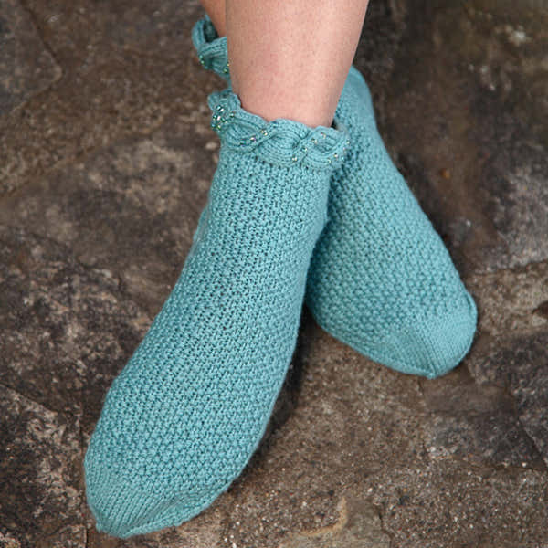 Valley Yarns Beachside Socks Knitting Pattern