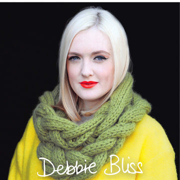 Debbie Bliss Plaited Cowl Knitting Pattern