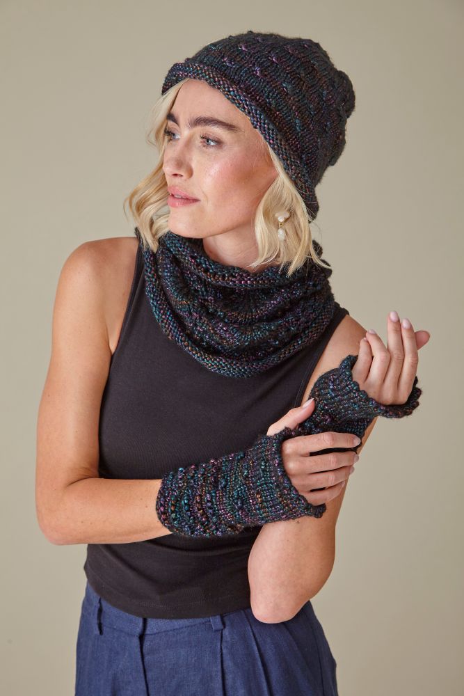 Accessories 6450 knitted in King Cole Firefly Aran