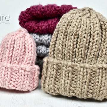 Mikki SUPER CHUNKY Simple Rib Hat