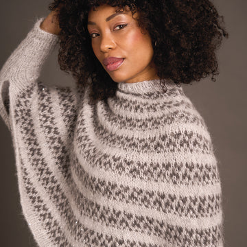 Gabor In Rowan Alpaca Sparkle Cape Knitting Pattern
