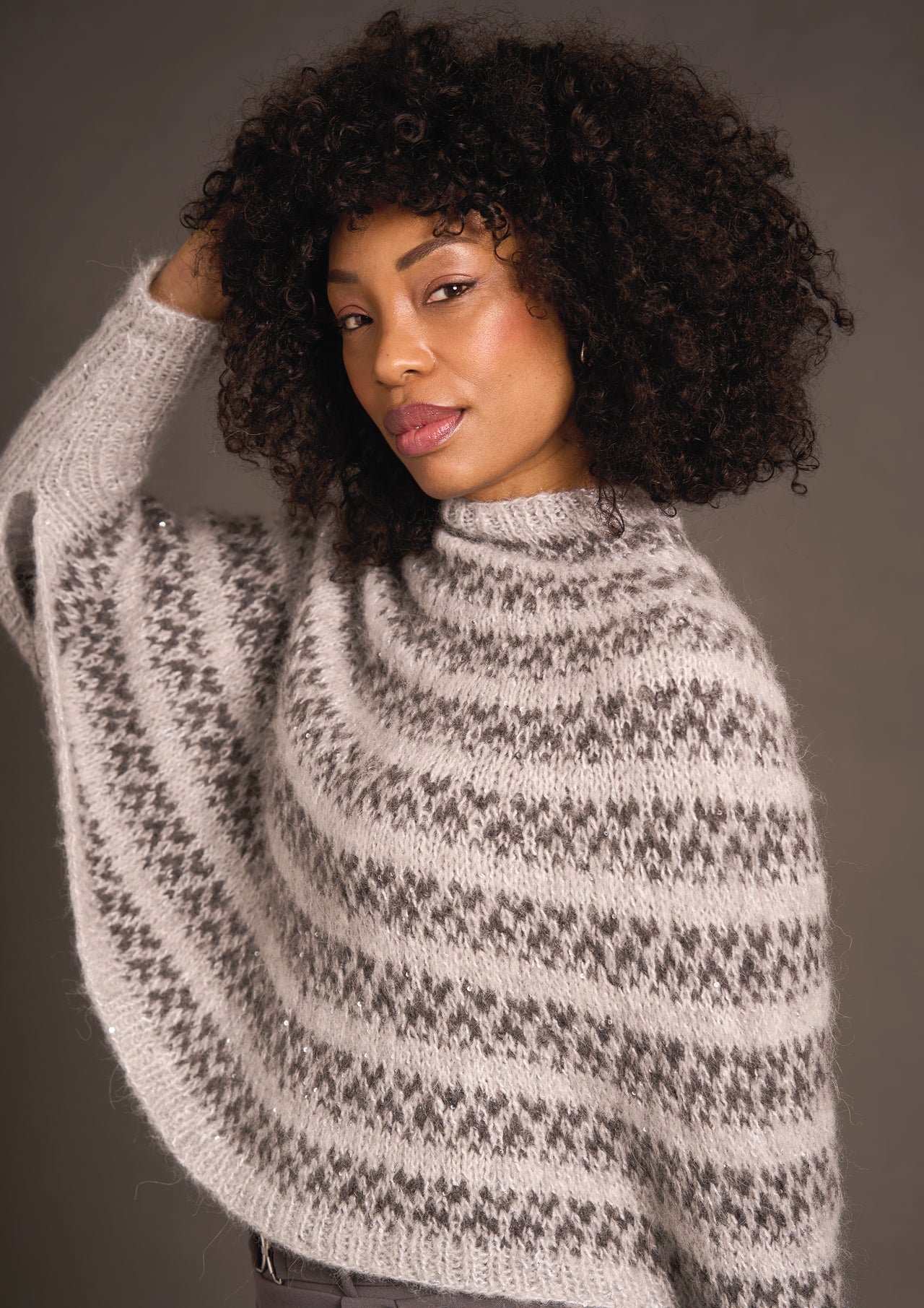 Gabor In Rowan Alpaca Sparkle Cape Knitting Pattern